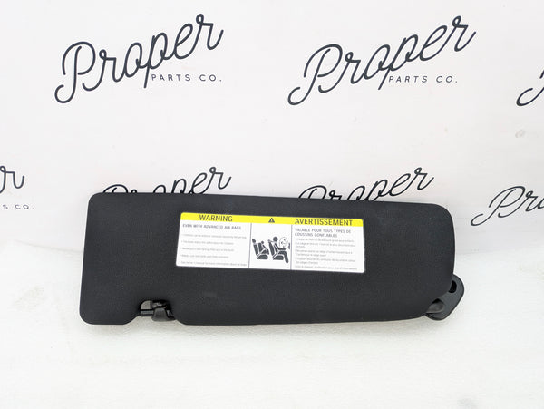 BMW E82 135i 128i Front Left/Driver Side Black Vinyl Sun Visor 7252483 *NOTE*