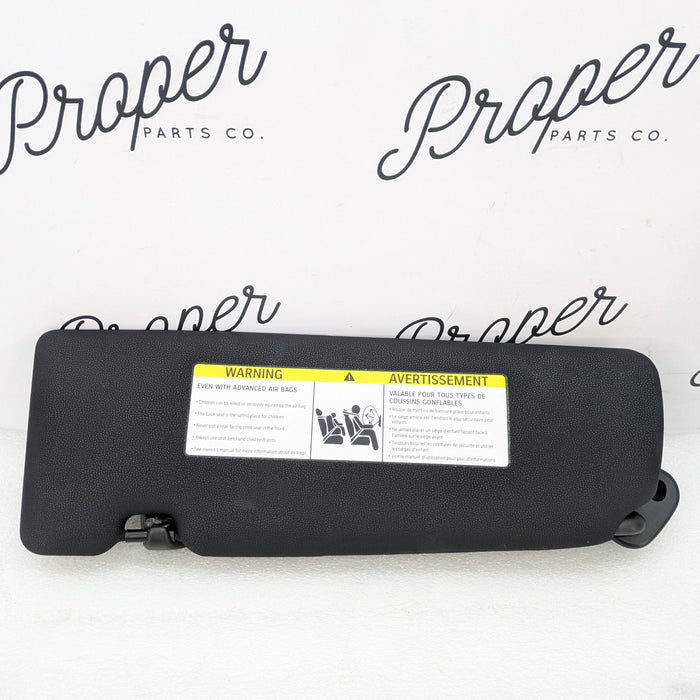 BMW E82 135i 128i Front Left/Driver Side Black Vinyl Sun Visor 7252483 *NOTE*
