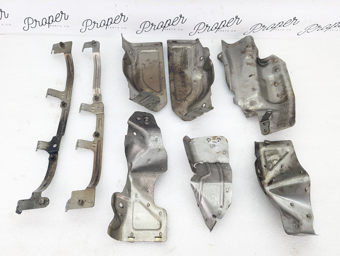 BMW E60 E61 M5 E63 E64 M6 S85 Engine Oil Pump Heat Shields & Plates Set 7835887/2282930/7835888