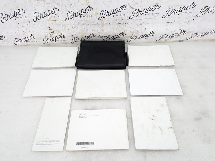 Porsche 996 911 Carrera 4 Cab Owners Manual W/Booklet Case & Vehicle Info Books Wkd99602102