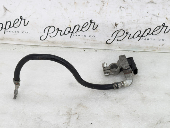 BMW E60 E61 530xi 525xi 545i 550i Rear Negative Ground Battery Cable IBS Sensor 7603567