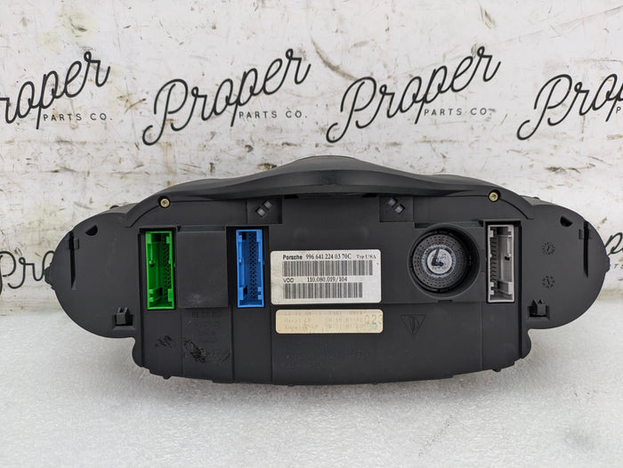 Porsche 996.2 911 Carrera 4 Automatic Tiptronic Instrument Gauge Cluster Tachometer Speedometer MPH 9966412240370C