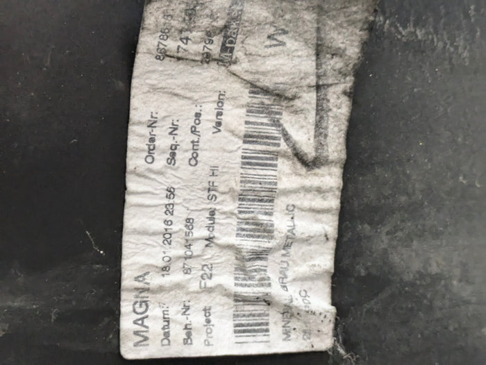 BMW F22 F23 228xi 228i 230xi 230i M Sport Rear Bumper W/PDC Sensors Mineral Grey (B39) 51128055965