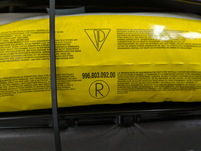Porsche 996.2 911 Carrera 4 Cabriolet Convertible Right/Passenger Side Complete Door Assembly Schwarz/Black (041)
