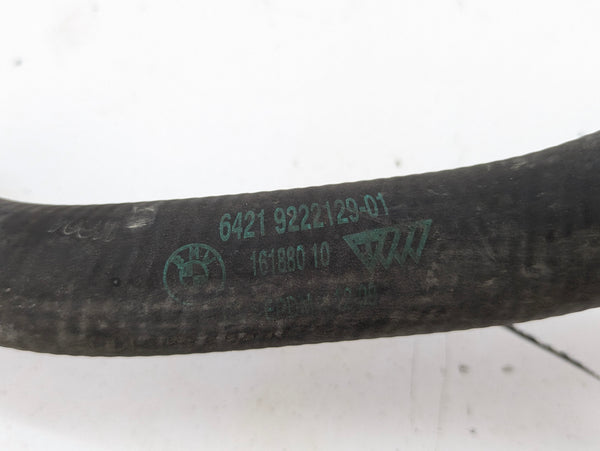 2011 BMW E90 335xi N55 Engine Heater Core Return Line Hose Pipe 9222129