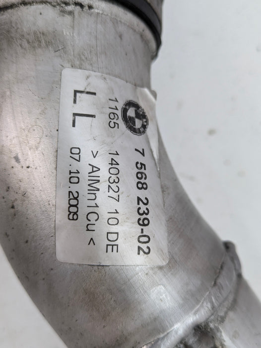 BMW E88 E82 135i N54 Turbocharger Outlet To Intercooler Charge Pipe 7568239