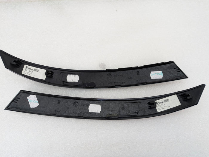 BMW E60 E61 530xi Aluminum Cube Pure Interior Trim Set 10 Pieces
