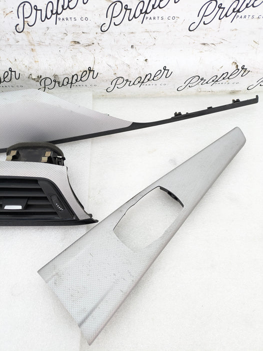 BMW F32 F33 4 Series M Sport Glacier Silver Trim Set 9218549/9218552