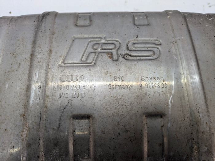 Audi 8V RS3 Exhaust Muffler 8V0253611B/8V5253181DA