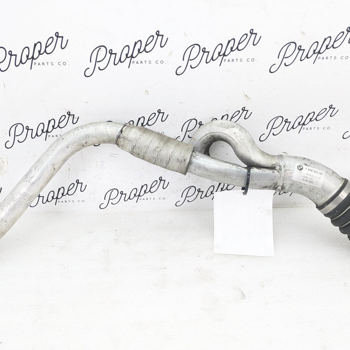 BMW E90 E92 E93 335i 335xi N54 Turbocharger Outlet Charge Induction Tract Pipe 7556551