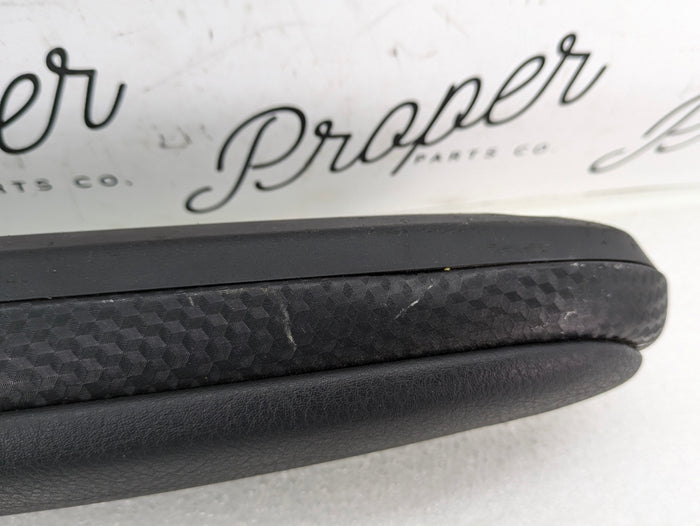 BMW E46 M3 330ci ZHP M Sport Coupe Rear Panel Armrest Left Black Cube Trim 8241211