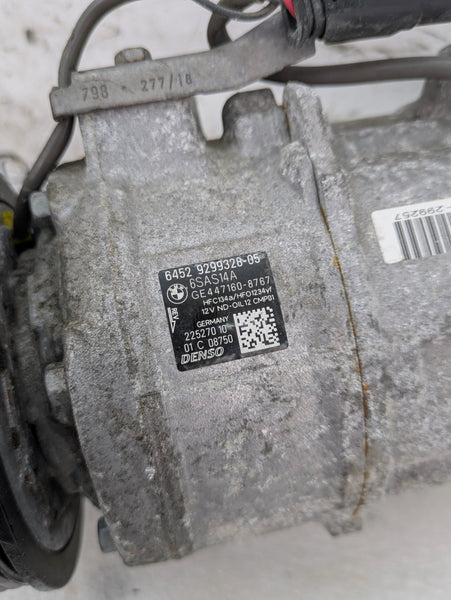 BMW F36 F30 F32 F33 F34 440xi 340xi B58 Engine Air Conditioning/AC Compressor 9299328