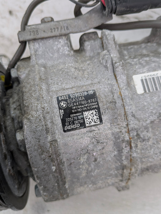 BMW F36 F30 F32 F33 F34 440xi 340xi B58 Engine Air Conditioning/AC Compressor 9299328