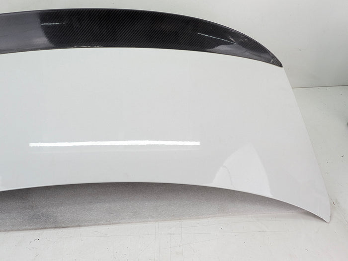 BMW E92 M3 335i 328i LCI Coupe Trunk Lid W/Aftermarket Spoiler Alpine White (300) 41627254428