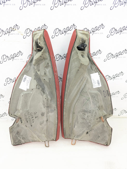 BMW F22 228xi M235xi 230xi M240xi Coral Red Dakota Leather Rear Seats Set