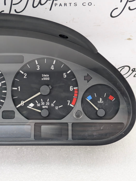 BMW E46 323i 325i 328i Sedan/Wagon USA Automatic MPH Gasoline Instrument Cluster Speedometer 6902371