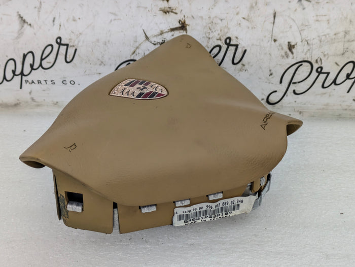 Porsche 996.2 911 Carrera 4 3 Spoke Steering Wheel Airbag Savanna Beige 99680308902