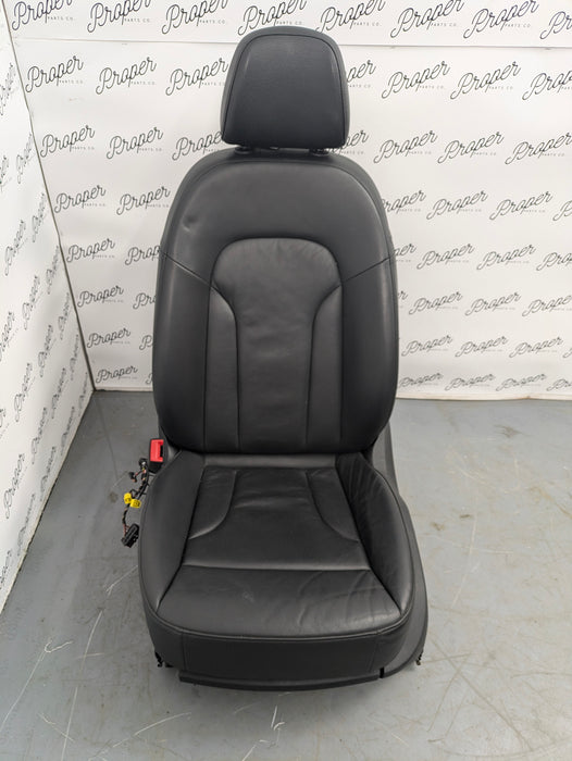 2018 Audi 8U Q3 Front Black Leather Seats Set Left Right Complete