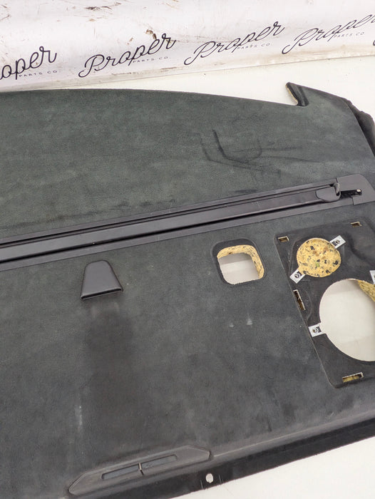 BMW E60 M5 550i 545i Alcantara Schwarz Parcel Shelf & Power Sun Shade 51467897648