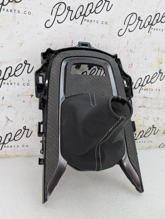 Toyota GZEA14 GR Corolla Manual Transmission Shifter Boot & Center Console Trim 58821-12370 *NOTE*
