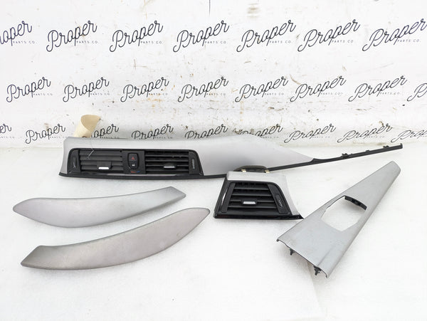 BMW F32 F33 4 Series M Sport Glacier Silver Trim Set 9218549/9218552