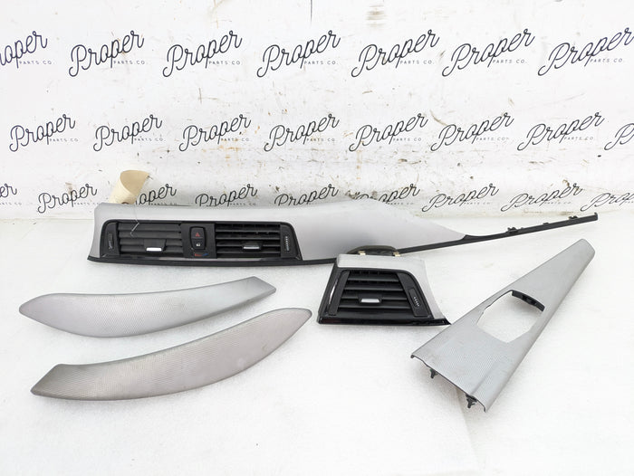 BMW F32 F33 4 Series M Sport Glacier Silver Trim Set 9218549/9218552