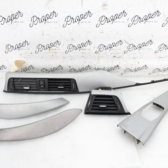 BMW F32 F33 4 Series M Sport Glacier Silver Trim Set 9218549/9218552