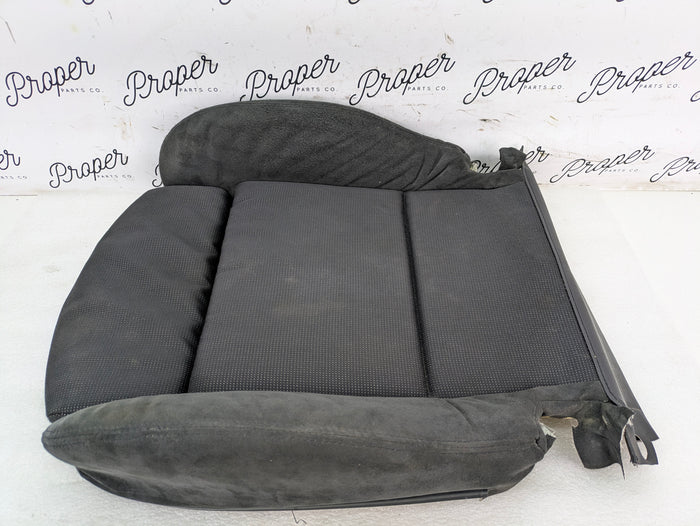 BMW E46 330i 328i 325i 323i Sedan Wagon Front Sport Seat Bottom Cushion Alcantara *Damage*