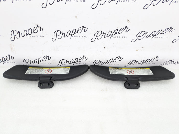 BMW Z3 M Roadster Black Left/Right Sun Visor Set 51168410185/51168410186