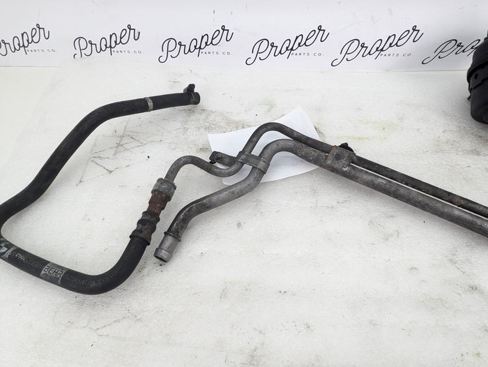 BMW E60 E61 M5/E63 E64 M6 Power Steering Fluid Intake & Cooler Return Lines W/Reservoir 32412282816/32412228855