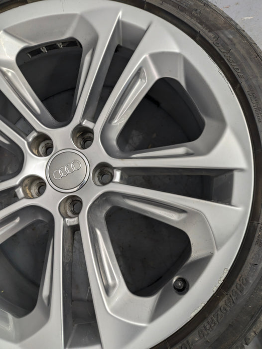 2015-2018 Audi 8U Q3 Aluminum Double 5 Spoke Wheel Set 8.5J X 19 Et 36 8U0601025AD