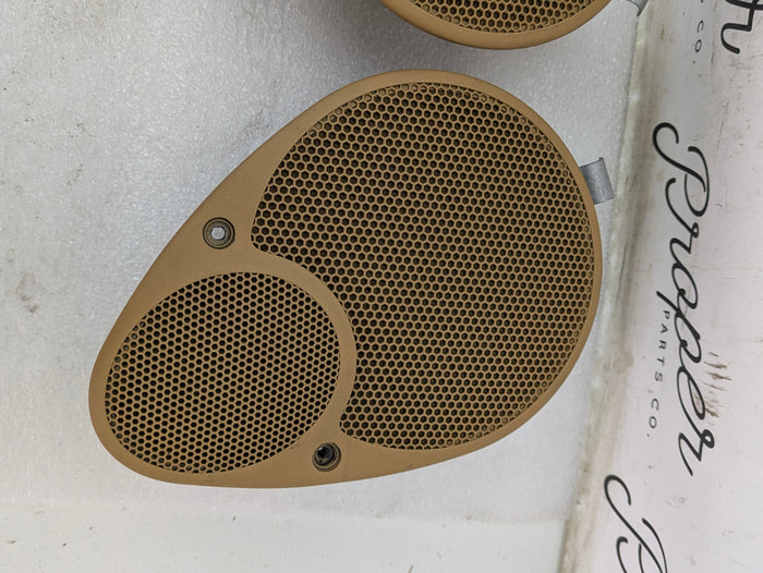Porsche 996.2 911 Carrera 4 BOSE Rear Left/Right Speakers Savanna Beige 99664504300/99664504400