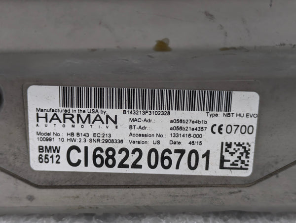 BMW F22 F23 228xi M235xi 230xi M240xi iDrive Navigation NBT EVO Headunit CD Player Radio 6822067