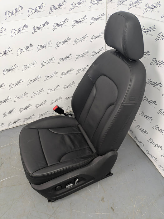 2018 Audi 8U Q3 Front Black Leather Seats Set Left Right Complete
