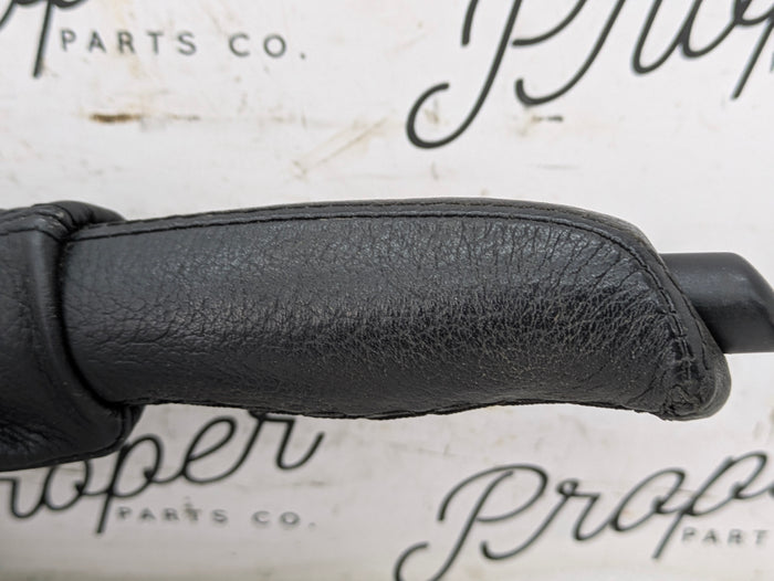 BMW E46 330i 330ci Emergency Parking Brake Lever Handle W/Black Leather Boot 1164489