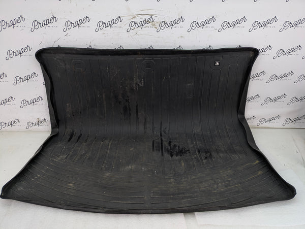 BMW E61 530xi 535xi 525xi Rear Trunk Cargo Mat Rubber Floor Liner Black 82110403338