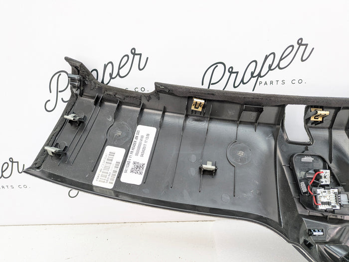 Chevrolet C7 Corvette Stingray Upper Windshield Headliner Suede Trim Panel W/Anti-Theft Alarm Sensor 23345041