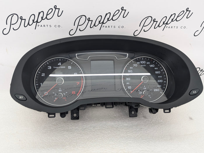 2016-2018 Audi 8U Q3 Speedometer Instrument Gauge Cluster KMH 8U0920940L