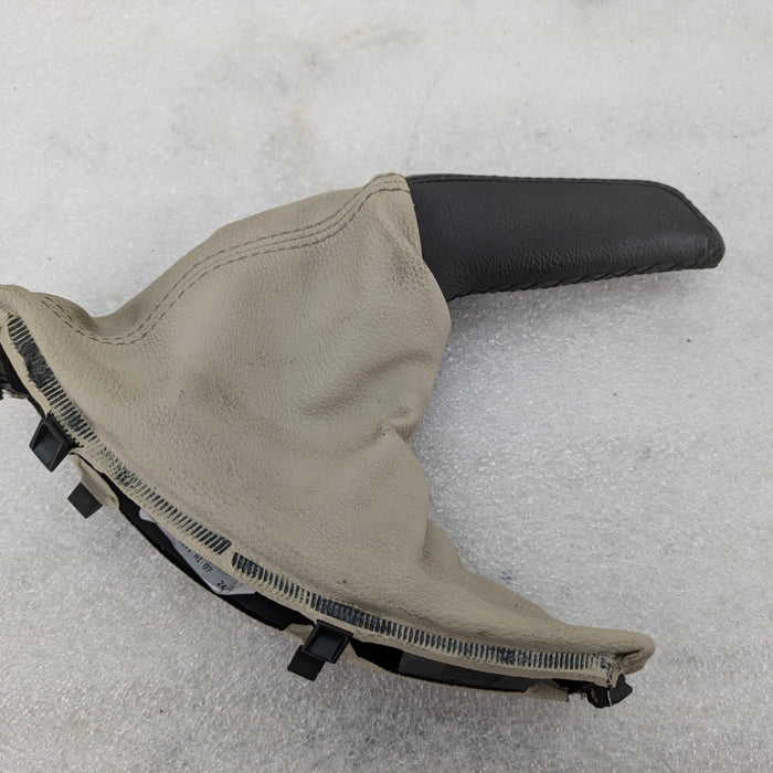 BMW E90 E91 E92 E93 M3 335xi 328xi Beige Leather Hand Parking Emergency Brake Boot 6951563