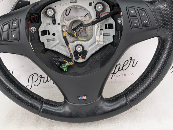 BMW E90 E91 E92 E93 335i 335iS M Sport Steering Wheel & Steptronic Paddle Shifters 7844017