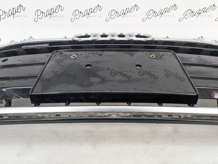 2016-2018 Audi 8U Q3 Facelift Front Center Bumper Grille Black & Chrome 8U0853653M