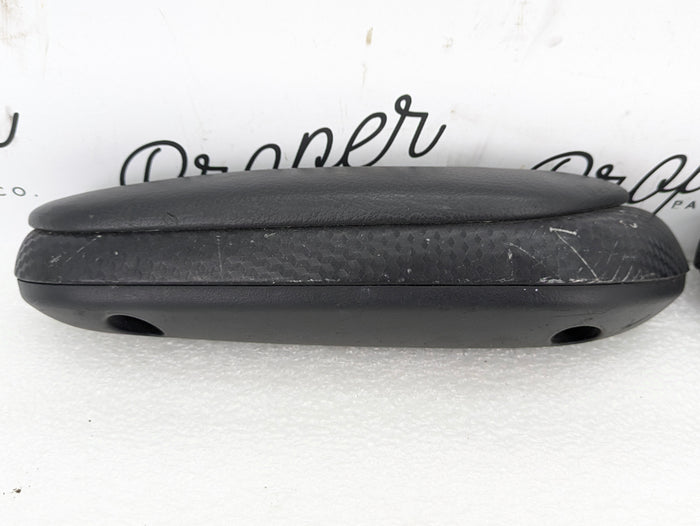 BMW E46 M3 330ci ZHP M Sport Convertible Rear Panel Armrest Set Black Cube Trim *Damaged*