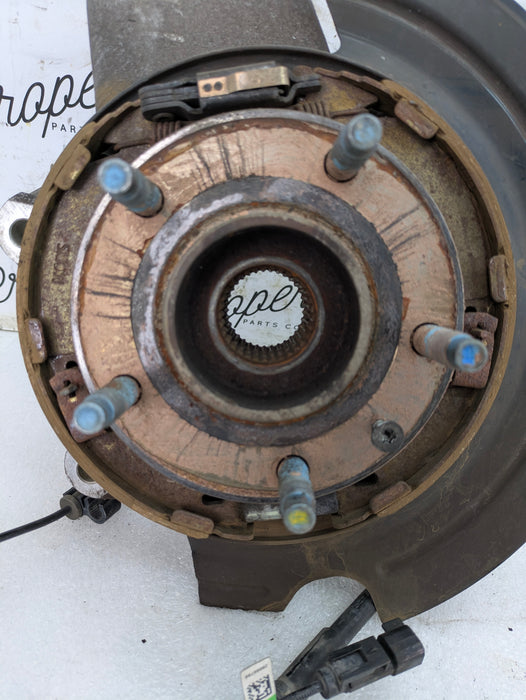 Chevrolet C7 Corvette Stingray Z51 Rear Left/Driver Side Spindle/Knuckle/Hub W/Parking Brake Line