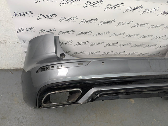 2021 Volvo V60 T6 R-Design Rear Bumper Assembly Osmium Gray Metallic (714) *DAMAGED*