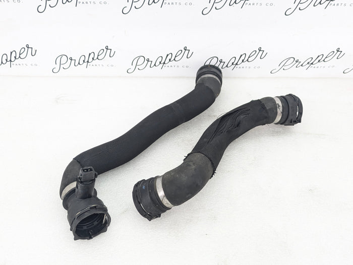 BMW E60 E61 M5 E63 E64 M6 S85 Radiator Coolant Hoses Pair 7836569/7834054