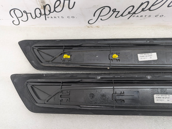 BMW F30 F31 F34 F36 M Sport Front Door Sill Trim Set 8051037