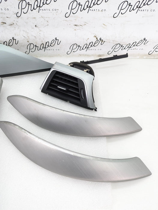 BMW F30 LCI 340xi 335xi 328xi Brushed Aluminum Interior Trim Set 51169232087