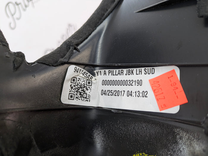 Chevrolet C7 Corvette Stingray Left/Driver Side Suede A-Pillar Interior Trim  941145AB/15241529 *DAMAGED*