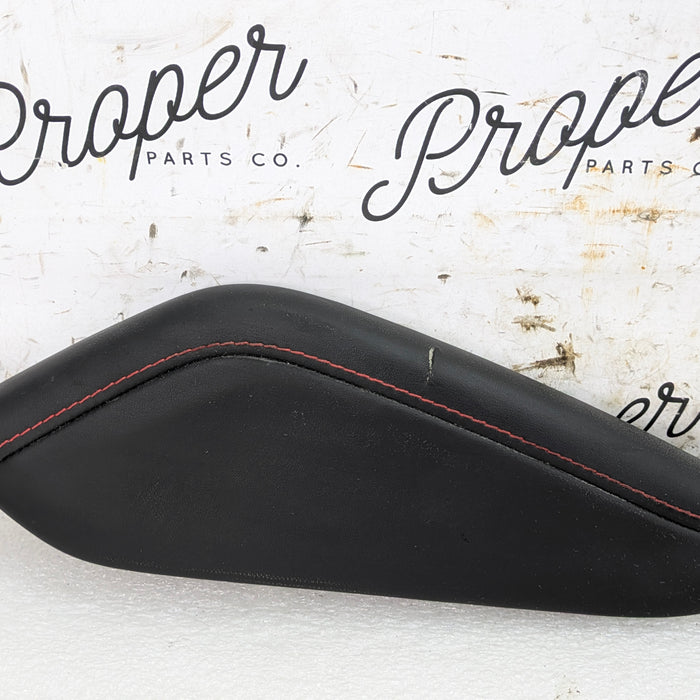 2018 Chevrolet 6th Gen Camaro 2SS Left/Driver Side Black Leather/Red Stitching Knee Pad *DAMAGED*