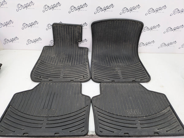 BMW E46 Coupe 330CI 325CI M3 Oem Macneil Rubber All Weather Floor Mat Set